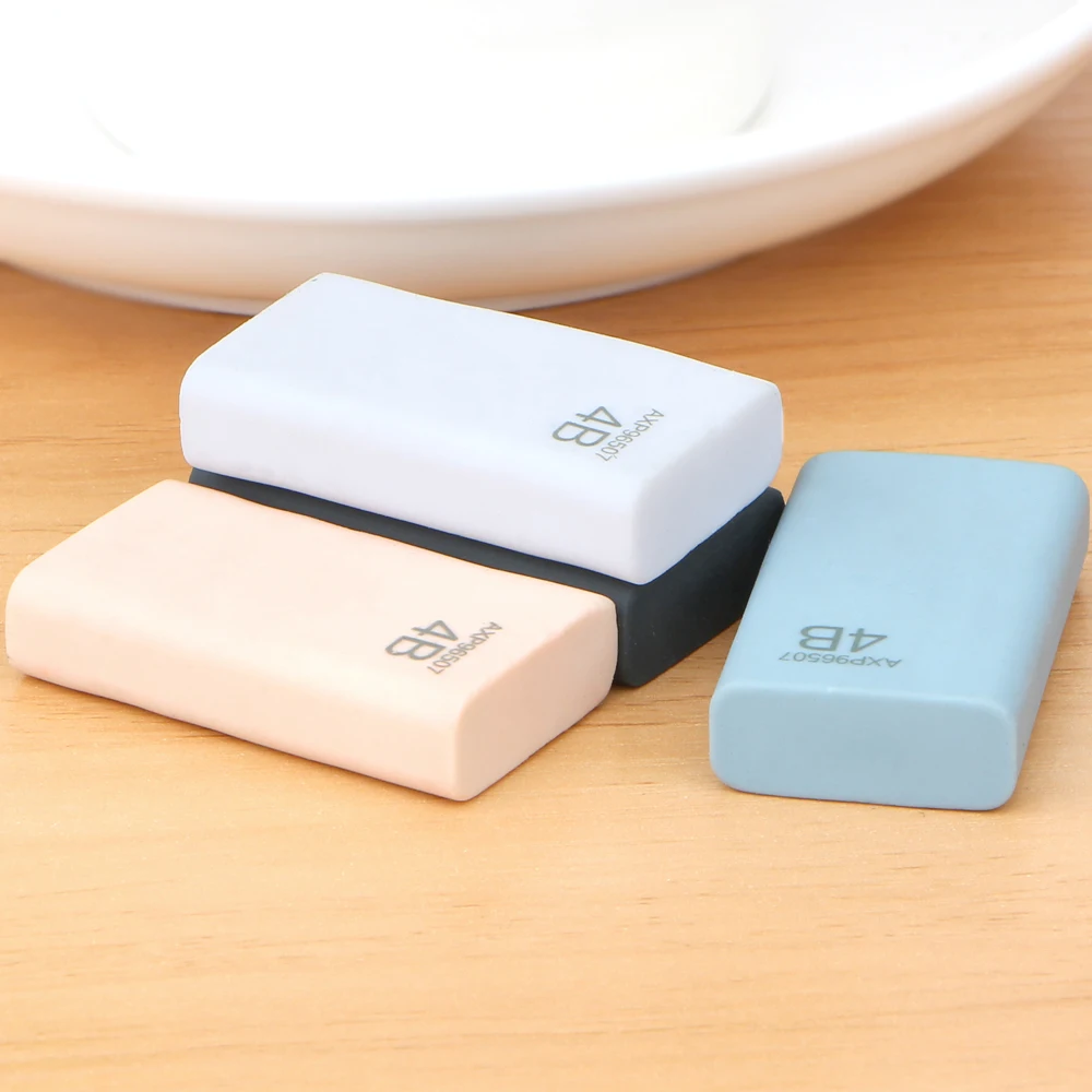 4 шт./лот резиновый ластик креативный 4B карандаш очиститель материал подарок