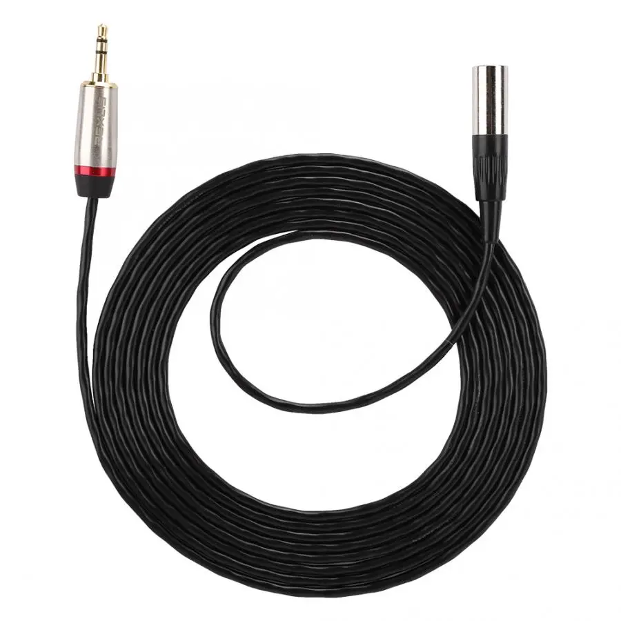 Горячая 1 м/2 м/300 см 3 5 мм штекер для Mini XLR 3pin мужской аудио кабель адаптер камеры