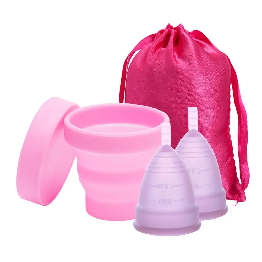 

Medical Menstrual Cup Sterilizer Copa Menstral Silicone Period Cup Women Lady Cup Sterilizing for Women Feminine Hygiene