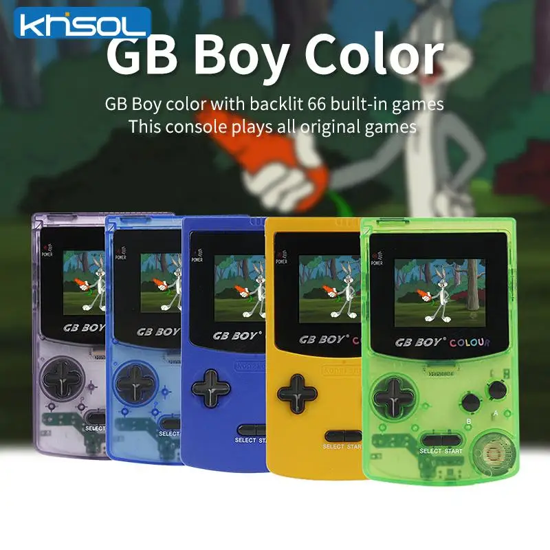 

Консоль игровая портативная, 2,7 дюйма, с подсветкой, 66 встроенных игр