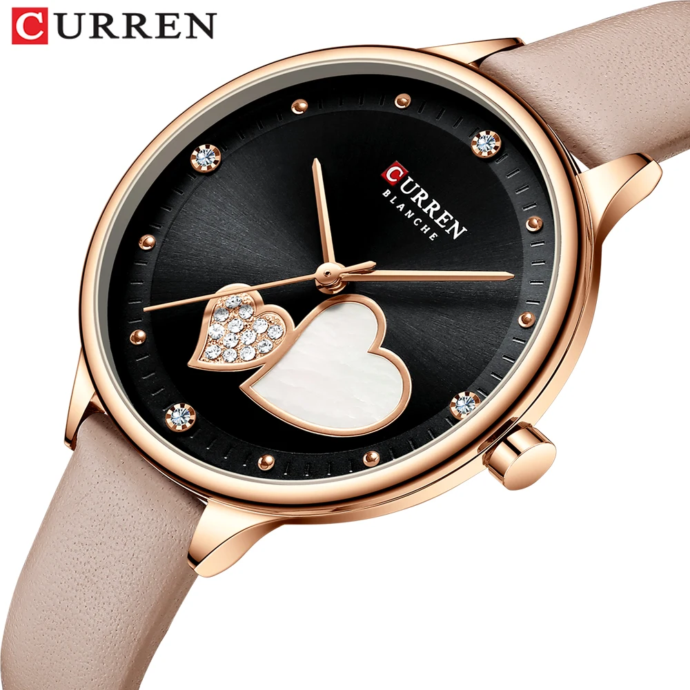 

Top Brand Luxury CURREN New Ladies Quartz Watch Fashion Crystal Women Wristwatch Casual Dress Female Clock Relogio Feminino 9077