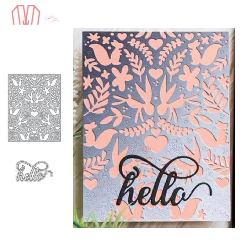 Письмо и фон Mai трафареты для резки металла сделай сам скрапбукинг фотоальбом