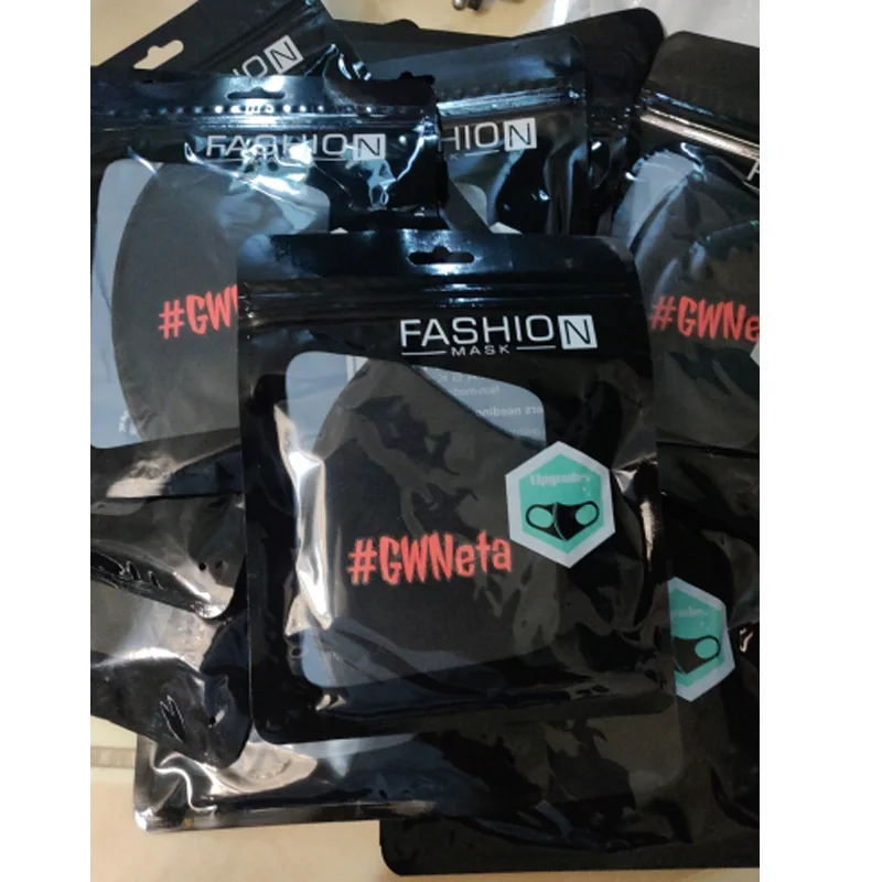 Маска для лица с логотипом на заказ моющаяся тканевая многоразовая и