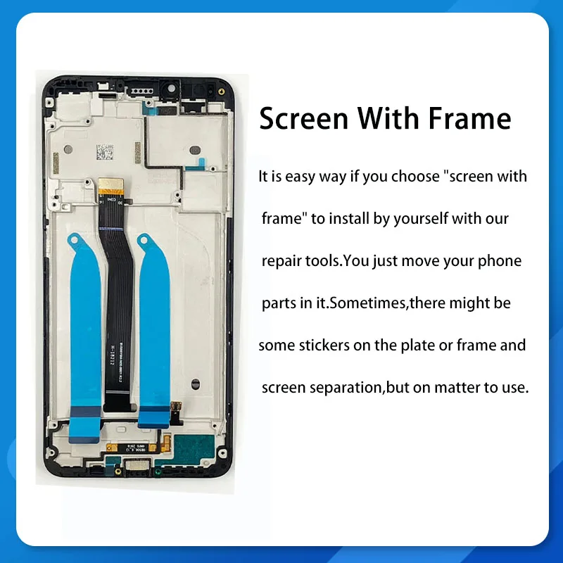 Дисплей с тачскрином и рамкой для Xiaomi Redmi 6A ЖК-дисплей дигитайзером 6 ремонтные