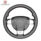 LQTENLEO искусственная кожа черного цвета для самостоятельной сборки для Ford Focus ST 2005-2010 Focus RS 2005-2011 Focus 3 2005-2010