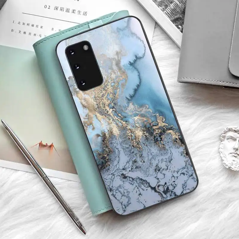 TOPLBPCS мраморный роскошный уникальный чехол для телефона Samsung S6 S10 5G S7 EDGE S8 S9 S20 PLUS