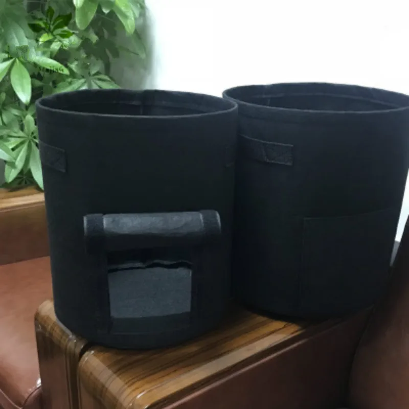 garden Plant Grow Bags jardin gardening biodegradable Nonwoven Cloth Pot Gardening Bag Vegetable Potato Planter | Дом и сад