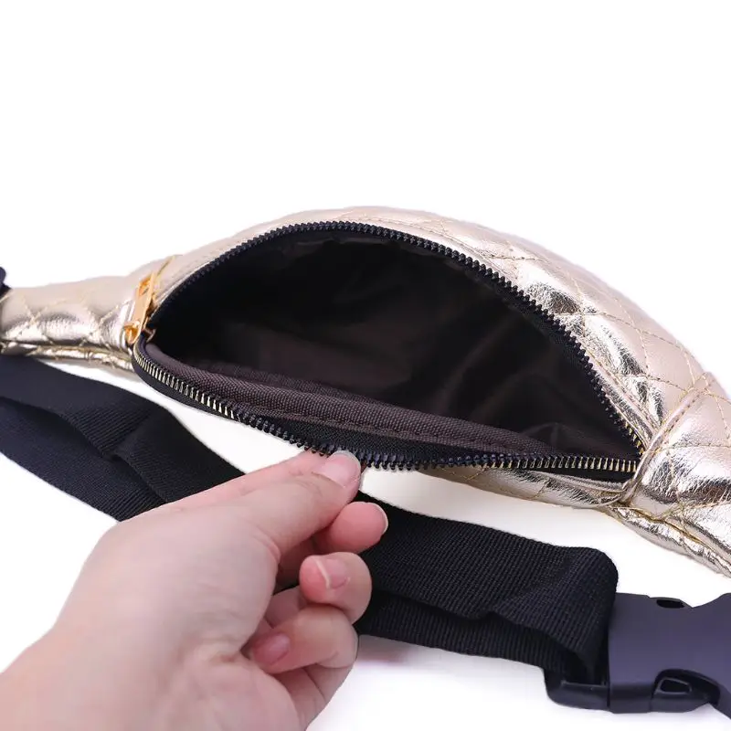 

Fashion Women Waist Bag Bum Phone Pouch Fanny Pack Running Zip Belt Chset Bags Travel