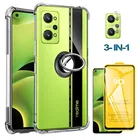 С кольцом-держателем чехол для Realme GT Neo 2 T смартфон чохли  стекло, реалми гт Neo2 Силиконовый противоударный чехол-крышка Realmi GT Neo2 5G чехол мягкий Case Realme GT2 Pro чехлы реалми гт Neo 2 5g