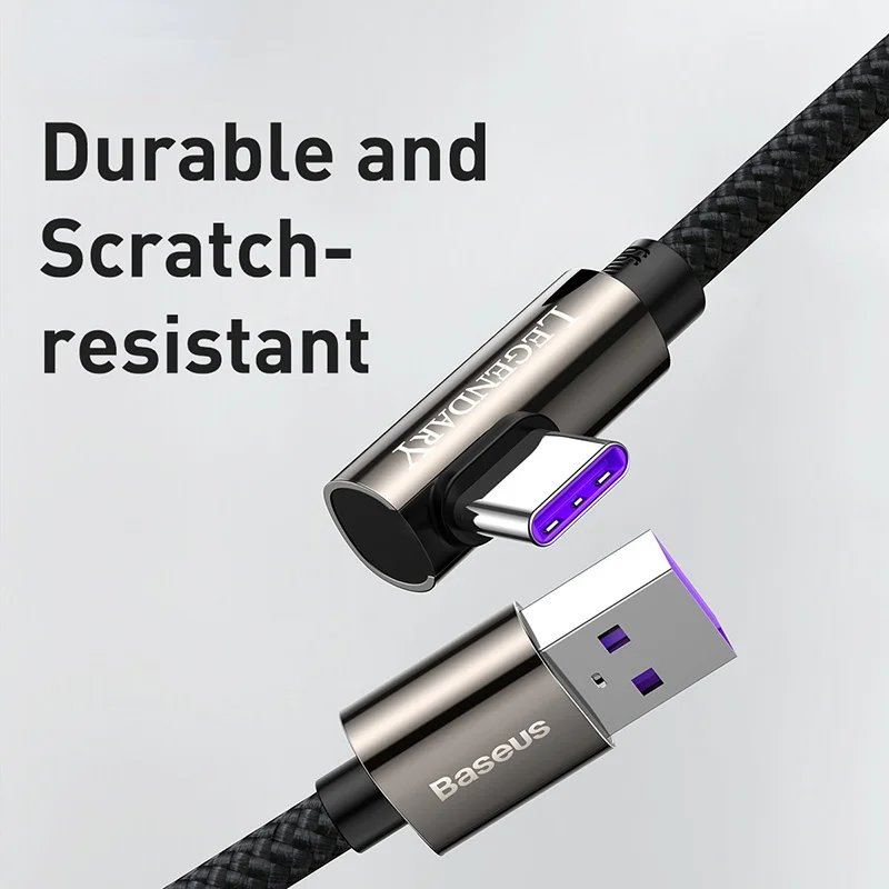 

6A USB Type C Cable for Huawei P40 P30 Mate 40 30 Pro 66W Supercharge Quick Charge 3.0 Fast Charging USB-C Charger Cable