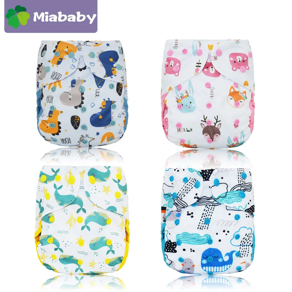 

Miababy ECO-friendly Big XL cloth diaper cover for Baby 2 Years and Older, sday-dry inner,adjustable size, fits waist 36-58cm