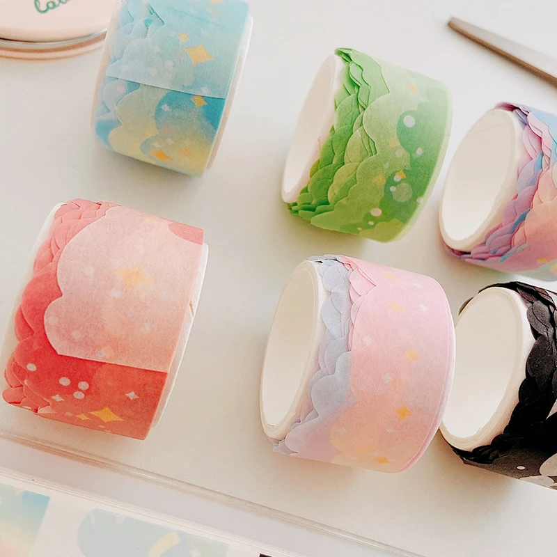 Милые облако звезды Ландшафтные васи ленты украшения Скрапбукинг DIY дневник