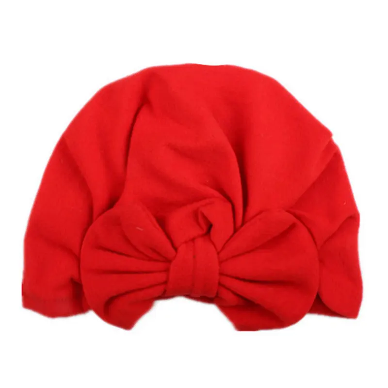Детские Модные головные уборы с бантами детская шапочка бантиком для