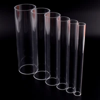 3pcs 48 50cm length o d 60 110mm acrylic transparent pipe fish tank aquarium supplies garden hydroponics plexiglass tube