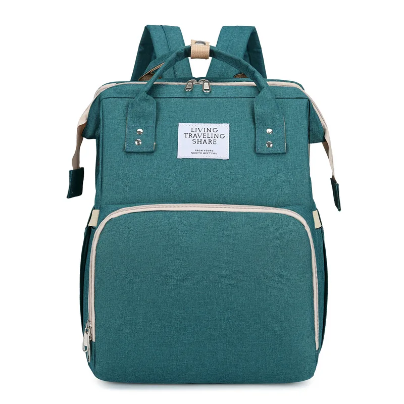 

Mummy bag upgraded women backpack multifunctional folding large capacity foldable crib bag custom mummy shoulder bags