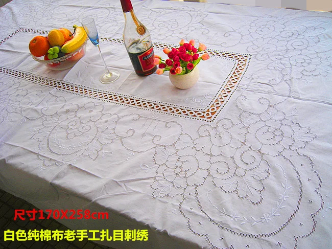 Скатерть из чистого хлопка европейская многофункциональная скатерть старая