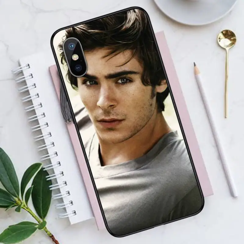 

Zac Efron famous actor Phone Case for iPhone 11 12 pro XS MAX 8 7 6 6S Plus X 5S SE 2020 XR Luxury brand shell funda coque