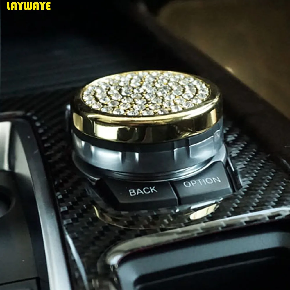 Крышка ручки консоли мультимедийная кнопка кристальная наклейка запасные части для F10 F20 F30 F15 F01 E60 E90 325i x5