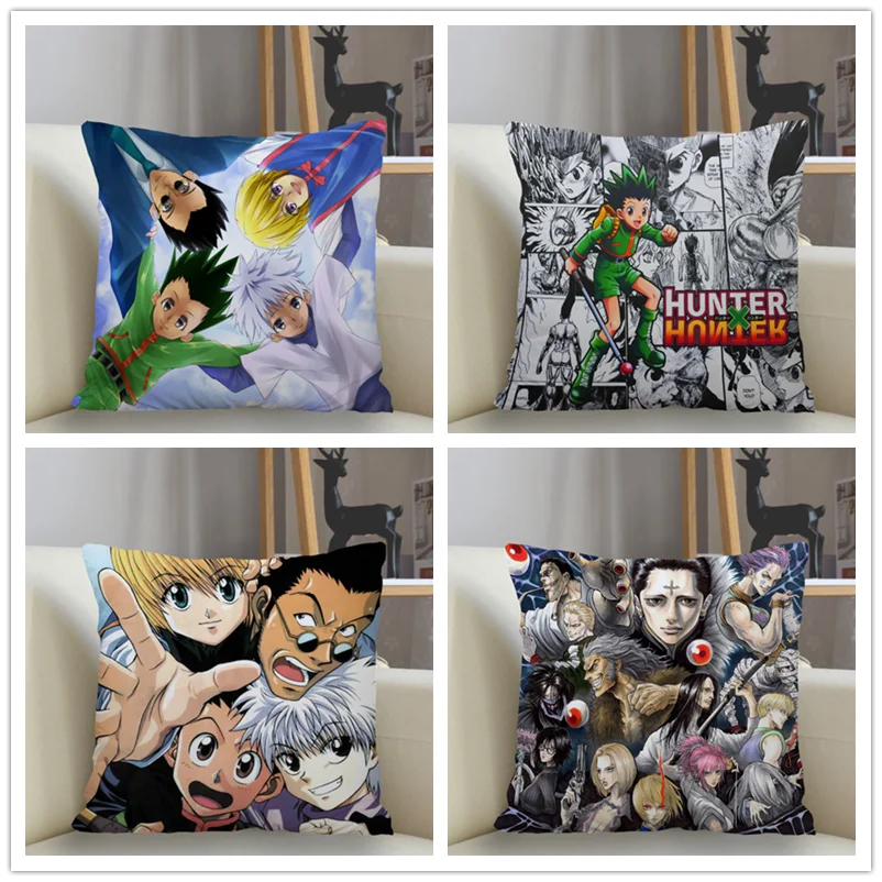 

Musife Hunter x Hunter Pillowcase Custom Square Pillow Cover Case Zipper Pillowcase 35*35,40*40,45*45cm Drop Shipping