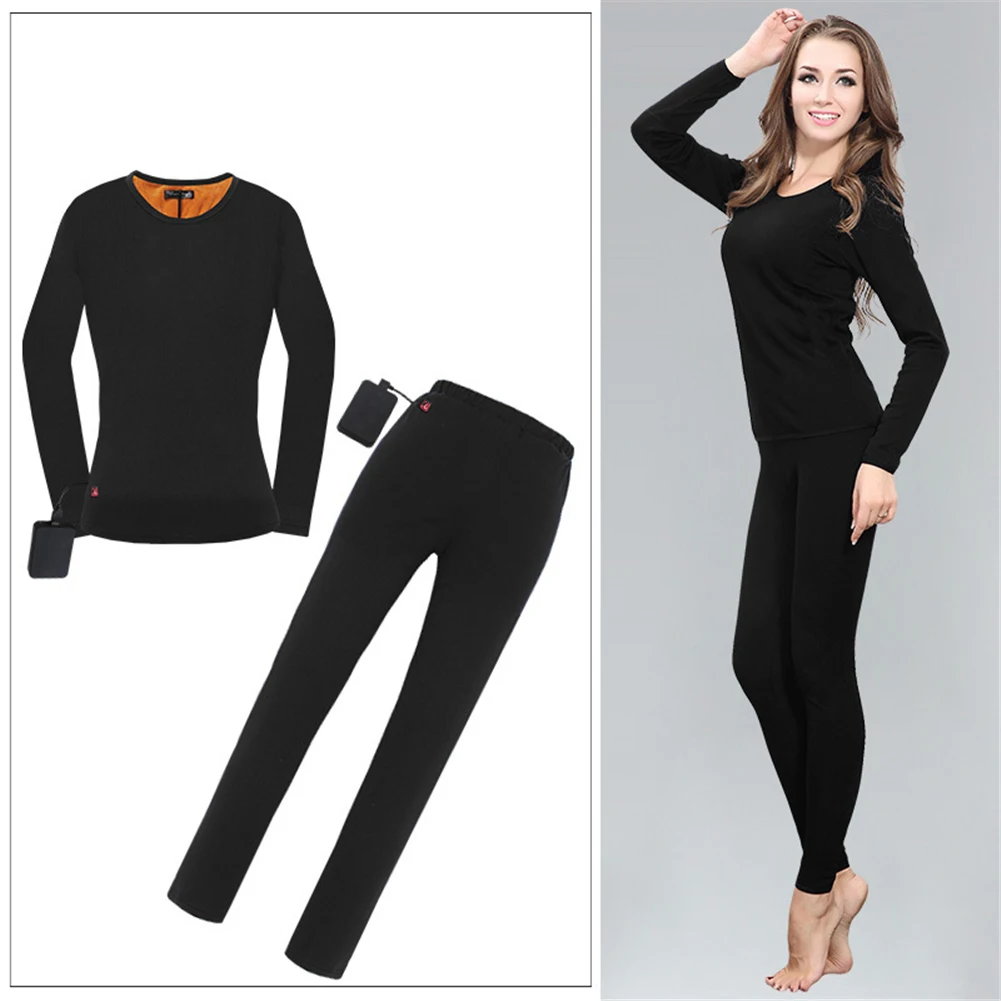 Зимнее термобелье умный электрический комплект нижнего белья для мужчин и