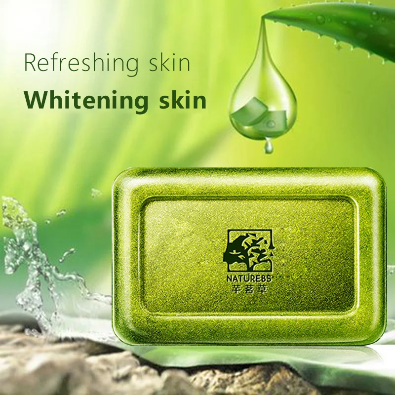 WXE зеленое мыло контроль выработки кожного жира лечение акне угорь 120 г