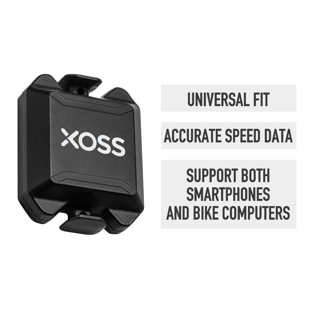 Велокомпьютер XOSS устройство для измерения скорости совместимое с Bluetooth ANT +
