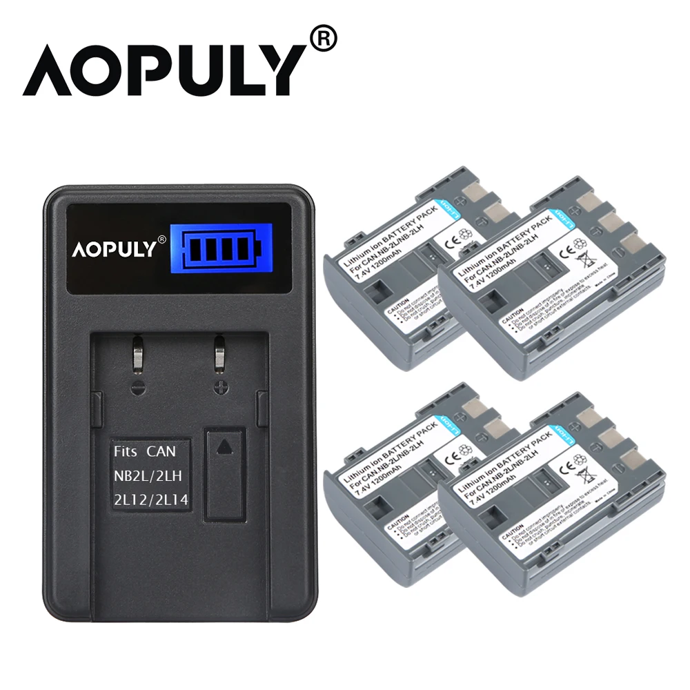 1 шт. цифровой аккумулятор NB 2LH 2L NB2L BP 2L5 для камер Canon DC310 DC320 DC330 DC410 DC420 HV20 HG10 EOS 350D 400D