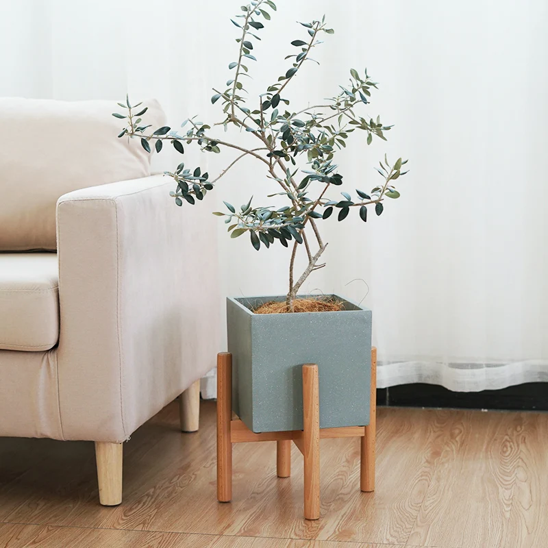 

Cement flowerpot silicone mold large cylindrical square pot mold Garden tools for household pot Nordic design of flowerpot mold