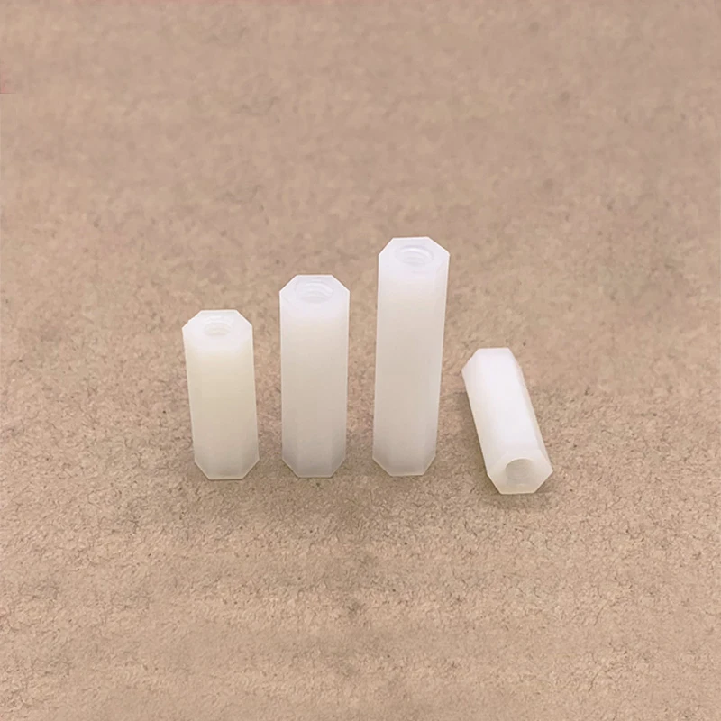 30 шт. M4 Шестигранная нейлоновая изоляционная колонна гайки через отверстие ПК