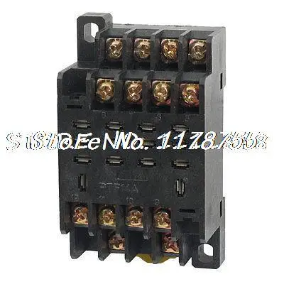 35 мм, DIN-рейка, 14 контактов, Винтовая клемма, В переменного тока, 10 А, разъем для MY4