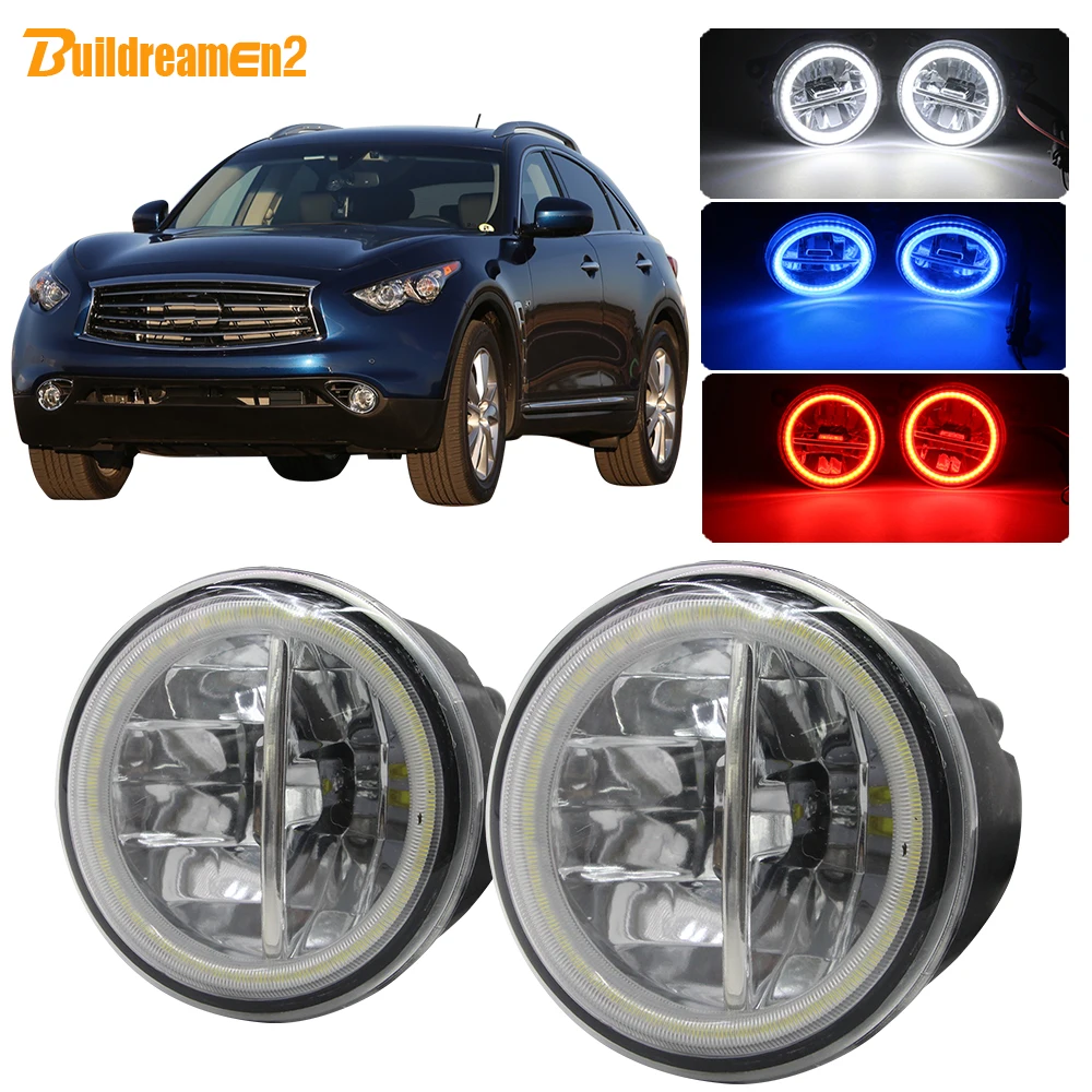 Buildreamen2 для Infiniti QX QX50 QX56 QX70 2006-2014 автомобиля 4000LM светодиодный туман светильник