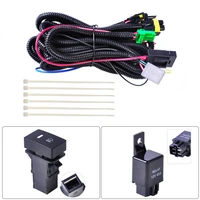 h11 fog light lamp wiring harness socket wire connector with 40a relay onoff switch kits fit led work lamp car accessories