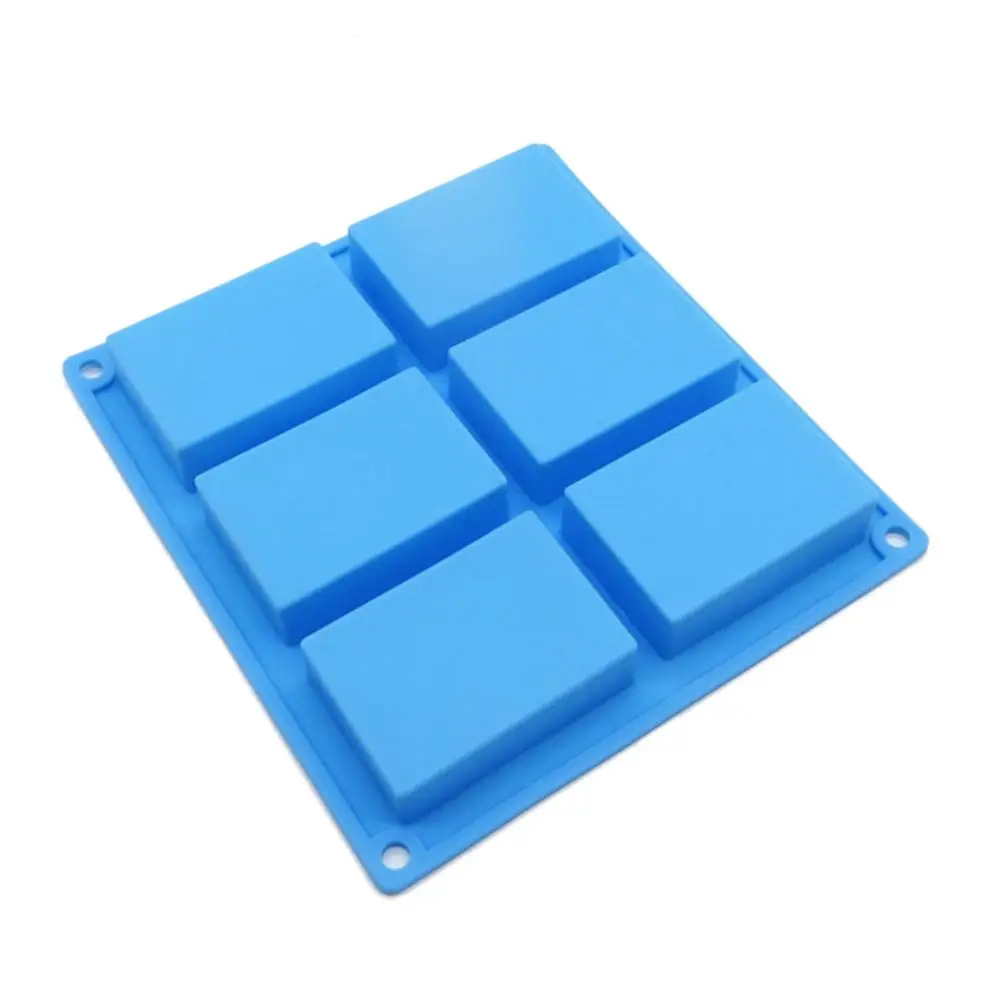 Силиконовое прямоугольное мыло формы для изготовления бара торт печь лоток