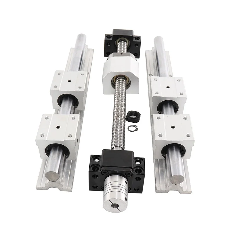 Any length of SFU1605 ball screw 4P SBR1605UU BKBF12 EKEF12 FKFF12 end support block+1605 nut shell SBR16 straight track | Обустройство