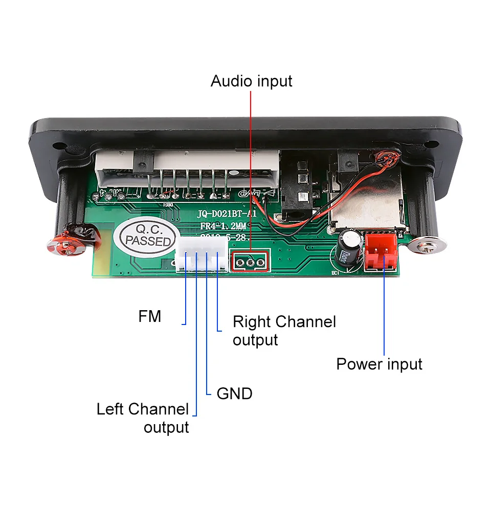 AIYIMA 12 в Bluetooth декодер доска цветной дисплей декодирование MP3 плеер wma wav FLAC USB TF FM DIY звук динамик, усилитель звука