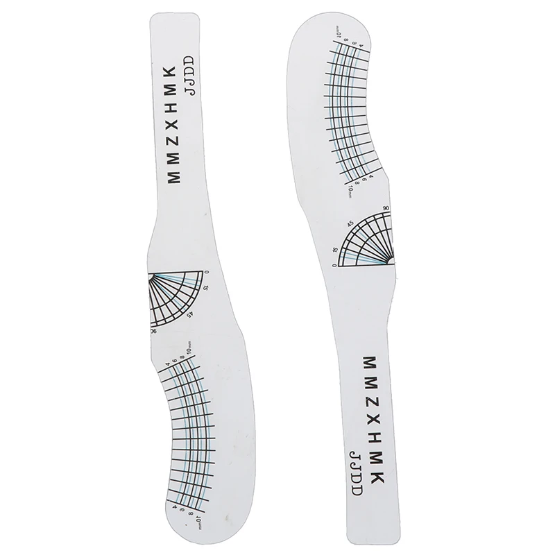 Линейка для измерения длины ресниц рулетка симметричного позиционирования 2