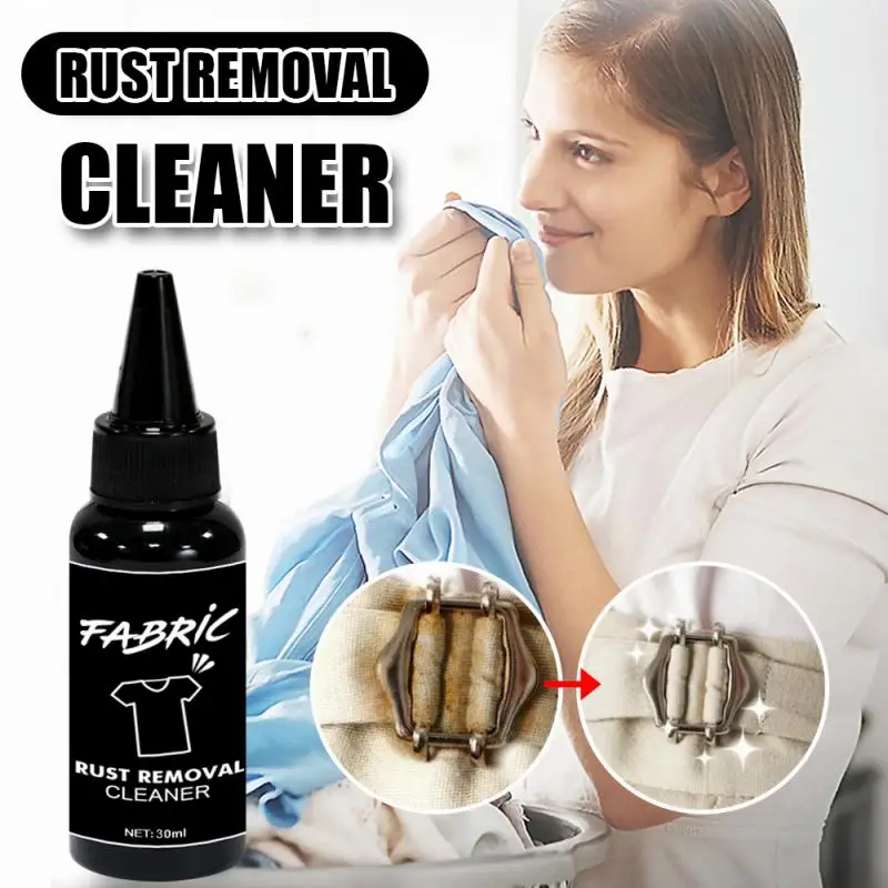 

30ml Multi Functional Fabric Clothes Versatile Rust Remover Cleaner Spray Clothes Cleaning Agent Rust Detergent Anti Tarnish