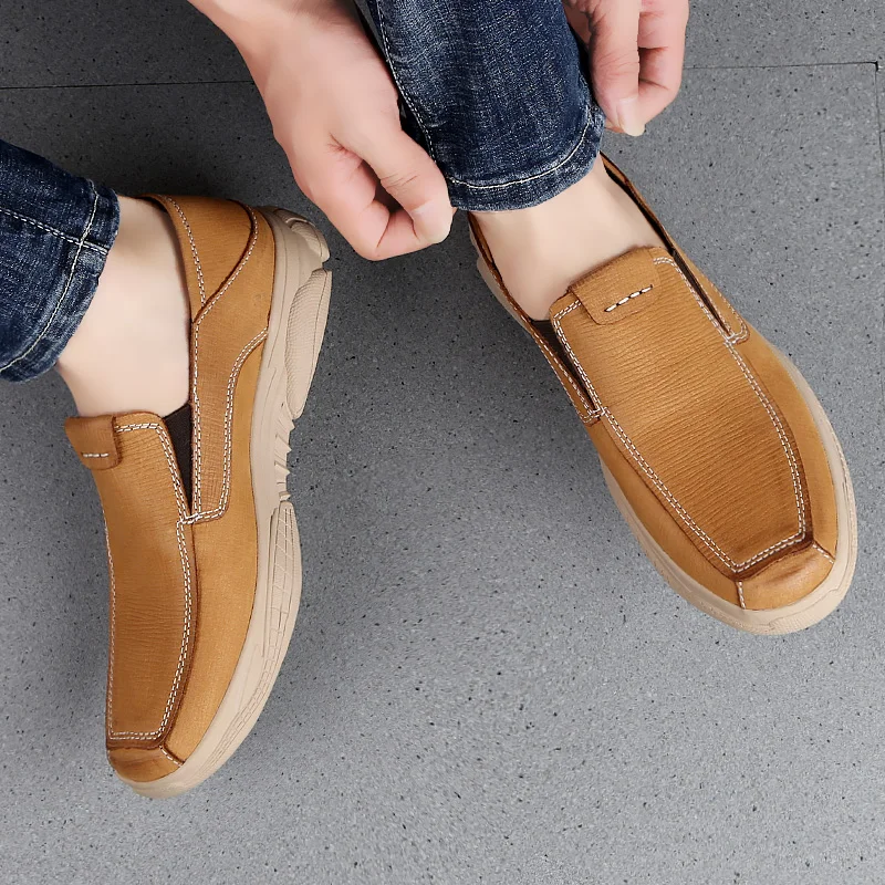 

Mens Shoes Casual Shoes For Men Casual Men's Leather Mens Hot Sale Shoe Man Flat Zapatos Hombre Sneaker Black Fashion Male