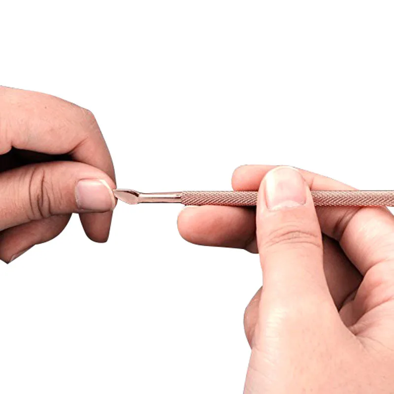 Двухсторонний лак для ногтей средство удаления кутикулы толкатель Педикюр