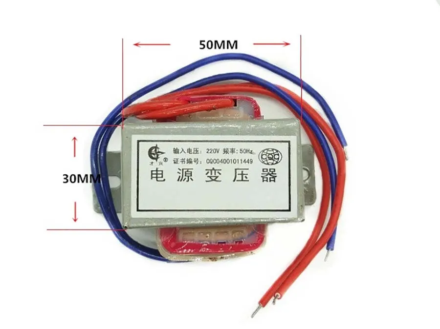 EI48 12W/VA Power Transformer Input AC 220V/50Hz Output Single/Dual 6V 9V 12V 15V 18V 24V 30V 36V 48V Copper Core | Строительство и