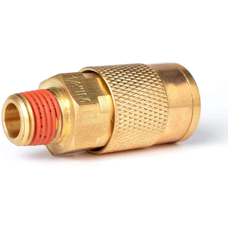 

30 Pieces 1/4inch NPT Air Coupler and Plug Kit, Quick Connect Air Fittings, Industrial Solid Brass Quick Connect