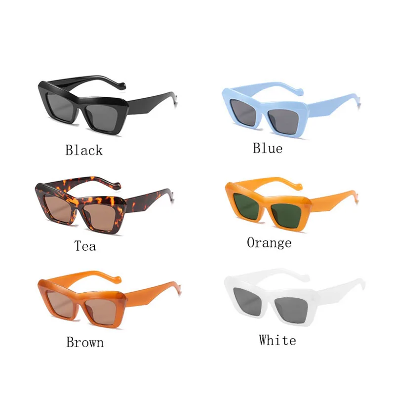 

OIMG New Cat Eye Sunglasses Ladies Fashion Brand Designer Sunglasses Trend Wild Outdoor Sun Protection Glasses Wholesale