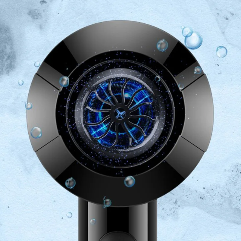 

Hair Care Handle Hair Dryer Light Travel Use Intelligent Temperature Control Device 2Nd Speed Heating Control EU Plug