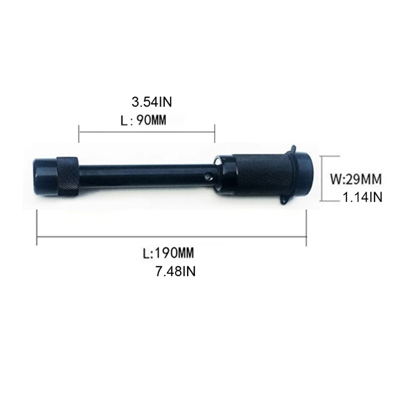 

19cm Single Hole/Dual Hole Trailer Hitch Pin Lock Dumbbell Shape Lock for RV A5KD