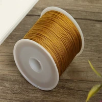 0 8mm gold nylon thread chinese knot macrame cord for bracelet braided string diy tassels beading shamballa thread 50 meters