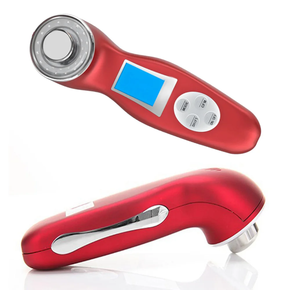 

Multi-function Ultrasonic IPL Beauty Instrument Household Micro Current Ion Import and Export Instrument Pore Cleaner - US Plug