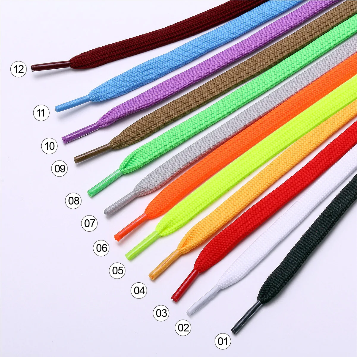 1 Pair of No Tie Shoe Laces - Elastic Shoelaces for Outdoor Leisure Sneakers - Quick and Safe Flat Shoelace Solution for Kids and Adults - Unisex Lazy Laces image 3