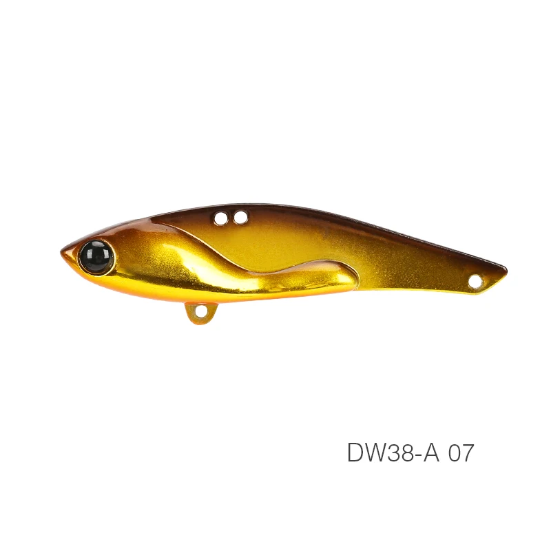 DW38-A-07 TSURINOYA для рыбалки заброса приманки, блесна металлическая DW38-A 70 мм 18 г на дальние расстояния бас наживка Тройной крюк искусственные приманки 13 Цветов - Цвет: DW38-A-07