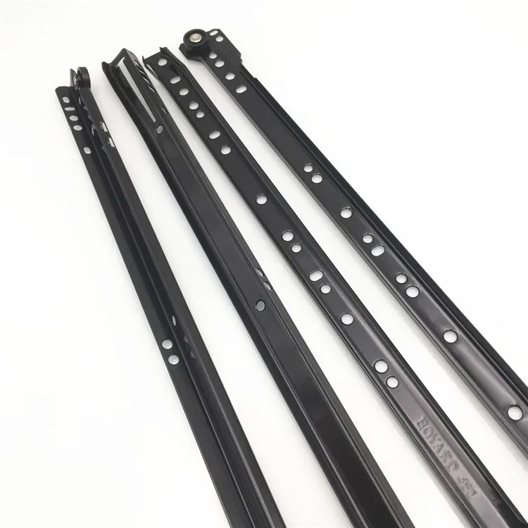 1 комплект мебели черный цвет ящика шкафа металлические роликовые направляющие