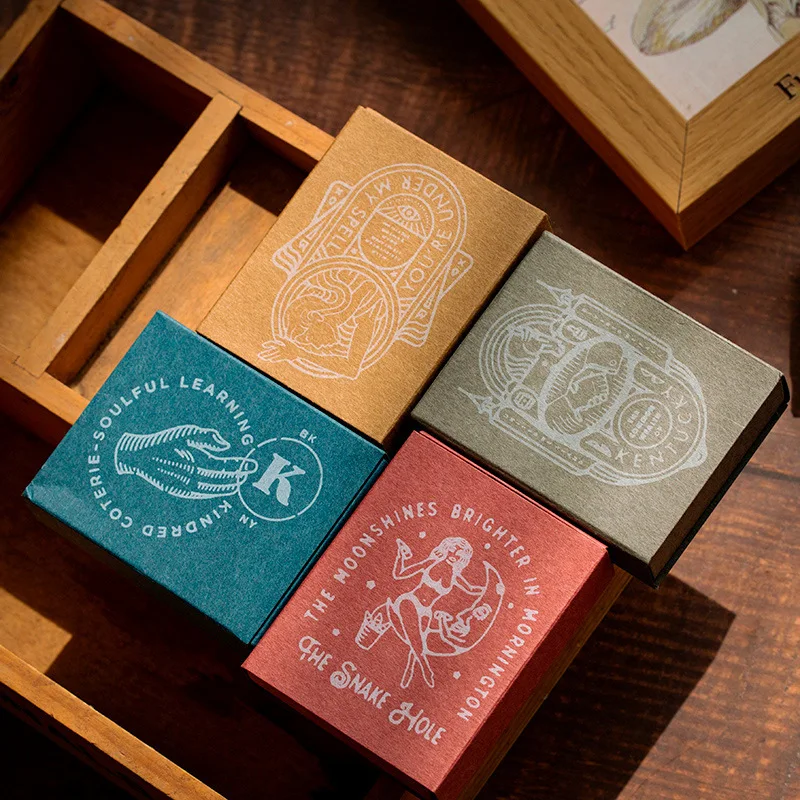 Винтажный Matchbox наклейка для записей украшения билетов бумажная украшение DIY